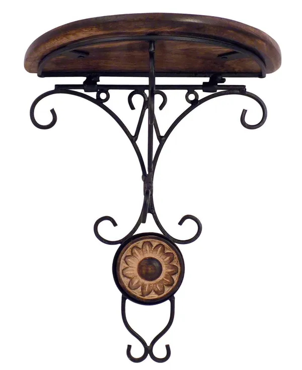 Wood_Wrought_Iron_Antique_Floating_Wall_Bracket_Shelf