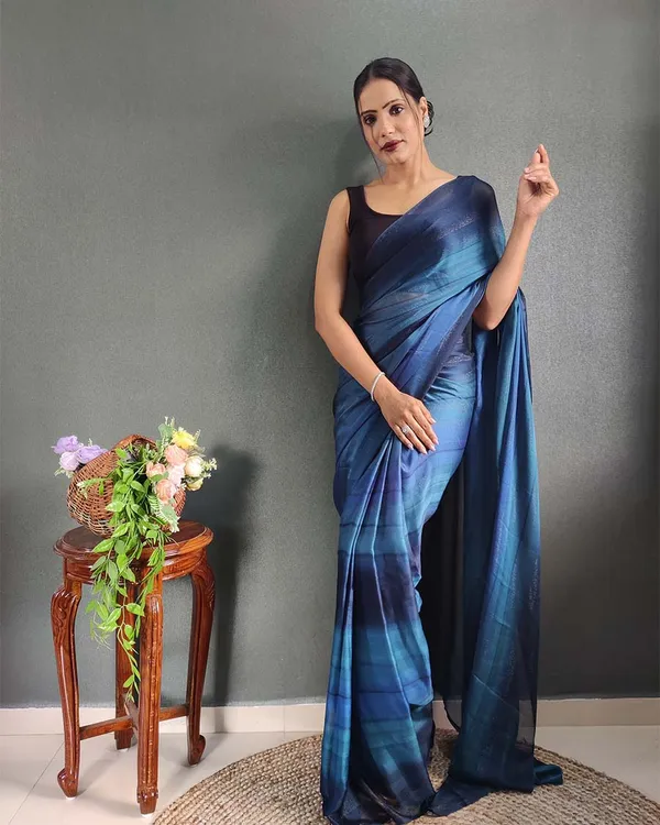 Rama_Colour_1-Minute_Ready_To_Wear_Naylon_Saree_With_Blouse_Piece