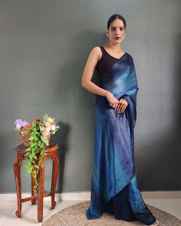 Rama_Colour_1-Minute_Ready_To_Wear_Naylon_Saree_With_Blouse_Piece