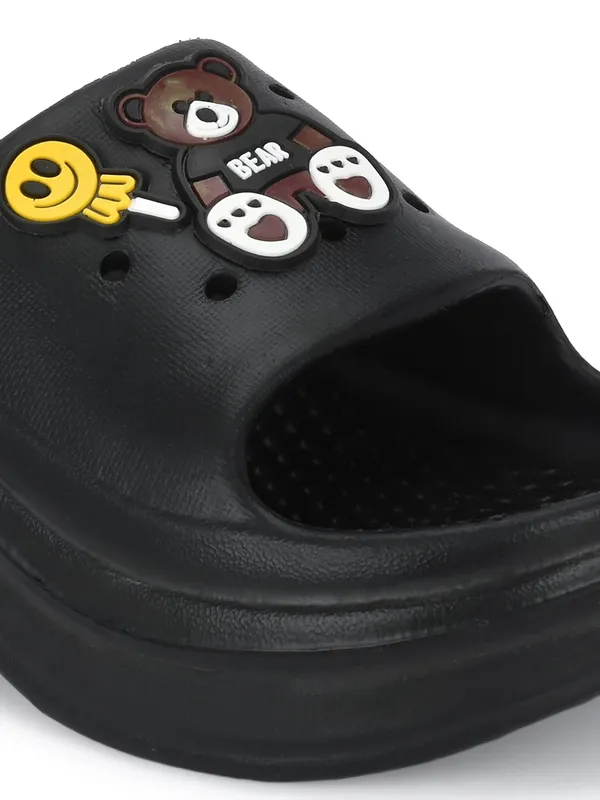 Black_Rubber_Waterproof_Slippers_For_Womens_-_8_Uk