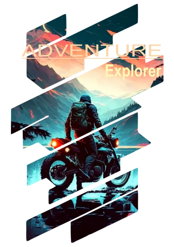 TOFFTEES_Premium_White_Oversized_Adventure_Explorer_Half_Sleeves_T-shirt_|_French_Terry_Fabric__(220_GSM)