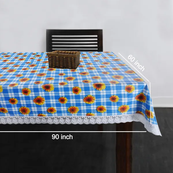 Homerz_Dining_Table_Cover_for_6_to_10_Seater_Dining_Table,_60_x_90_inch_Size_(Sunflower)