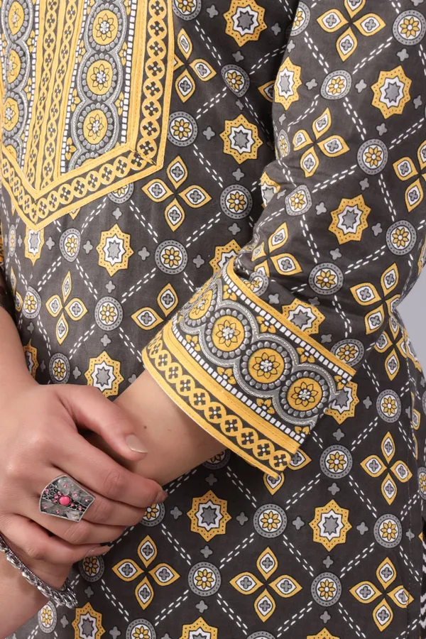 Grey_Pure_Cotton_Printed_Casual_Wear_Kurti_for_Women