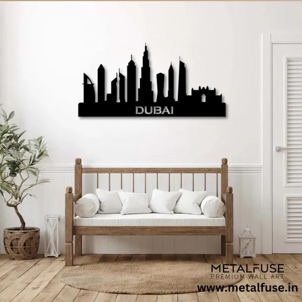 Wooden_Wall_Art_for_Home_Decoration__|_Dubai_Skyline__|_Black