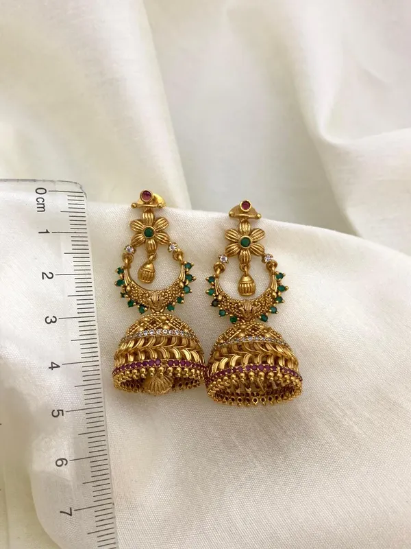 Anoma_Antique_Jhumki_Earrings