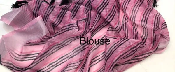 Black_Pink_Linen_Saree_with_Silver_Zari_Border_and_Unstitched_Blouse_Piece