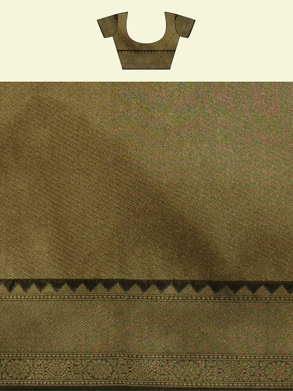 Off_White_Cotton_Blend_Banarasi_Sarees_For_Women