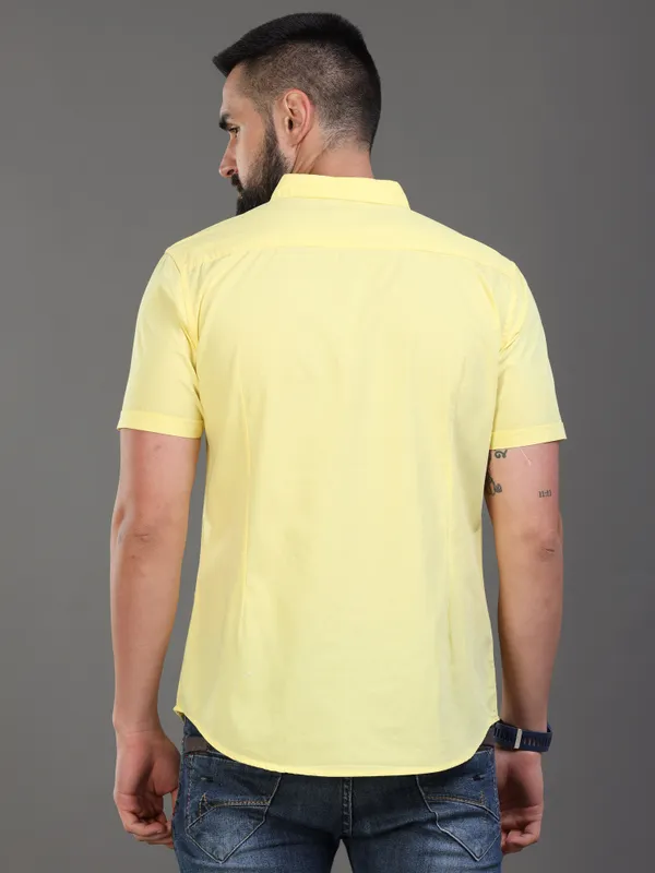 Premium_Mens_Cotton_Poplin_Plain_Shirt_(Yellow)
