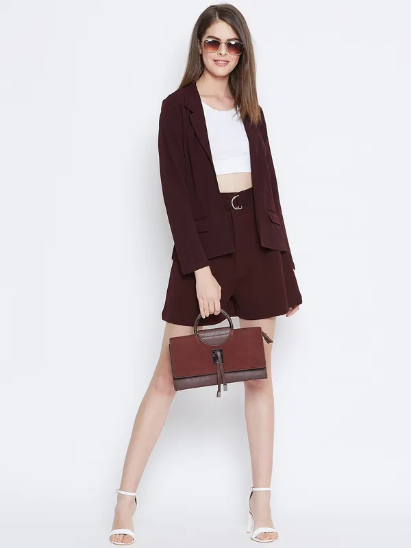 Maroon_Polyster_Blend_Coat_For_Women