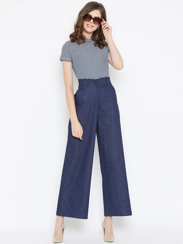 Zastraa_Relaxed_Women_Blue_Trousers
