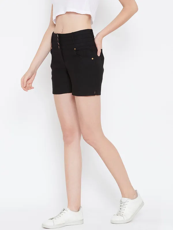 Black_Denim_Short_For_Women