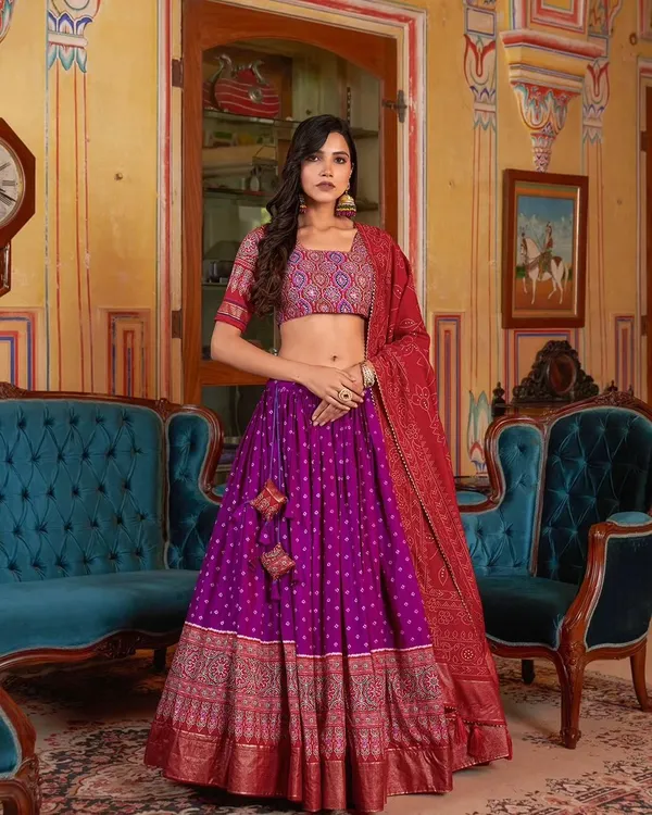 Purple_Premium_&_Elegant_Dola_Silk_Lehenga_Choli_For_Women