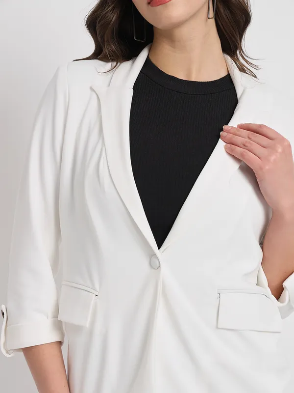 Zastraa_Off_White_Single-Breasted_Peaked_Lapel_Collar_Casual_Blazer