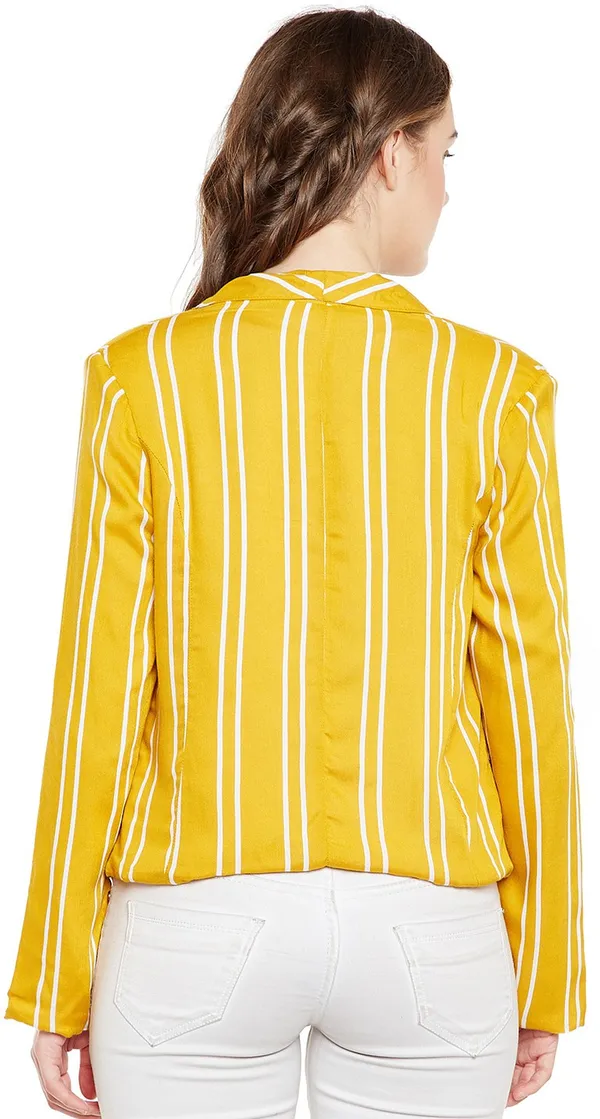 Yellow_Cotton_Rayon_Blend_Coat_For_Women