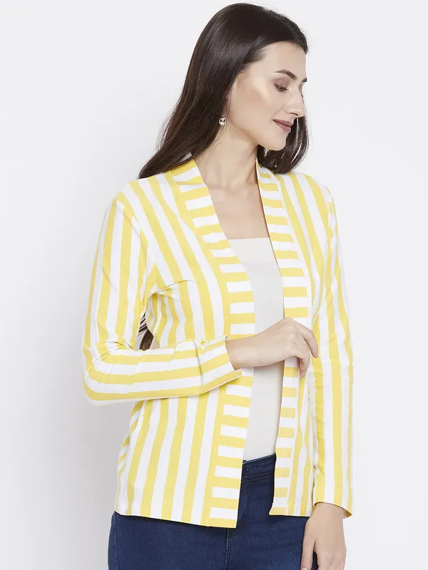 Yellow_Viscose_Coat_For_Women