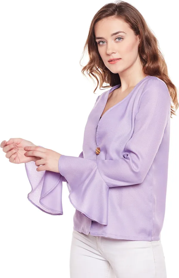 Purple_Polycotton_Coat_For_Women