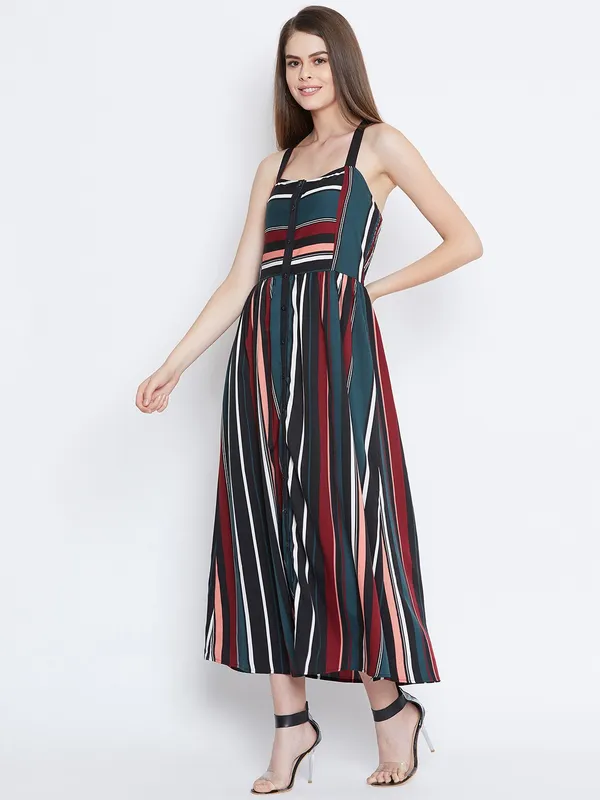 Multicolor_Polyester_Dress_For_Women