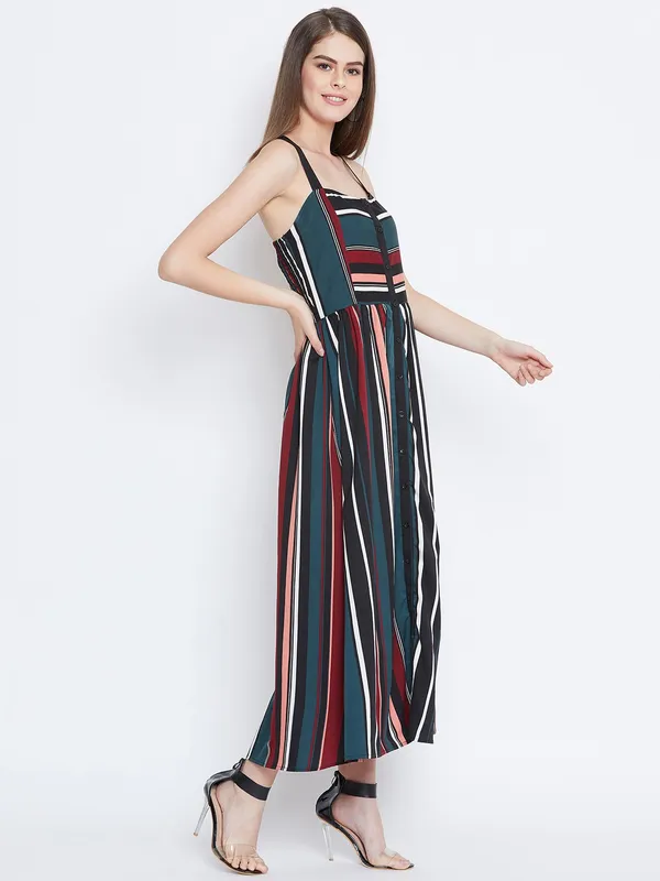 Multicolor_Polyester_Dress_For_Women