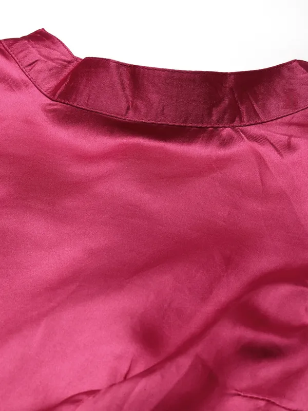 Pink_Satin_Dress_For_Women