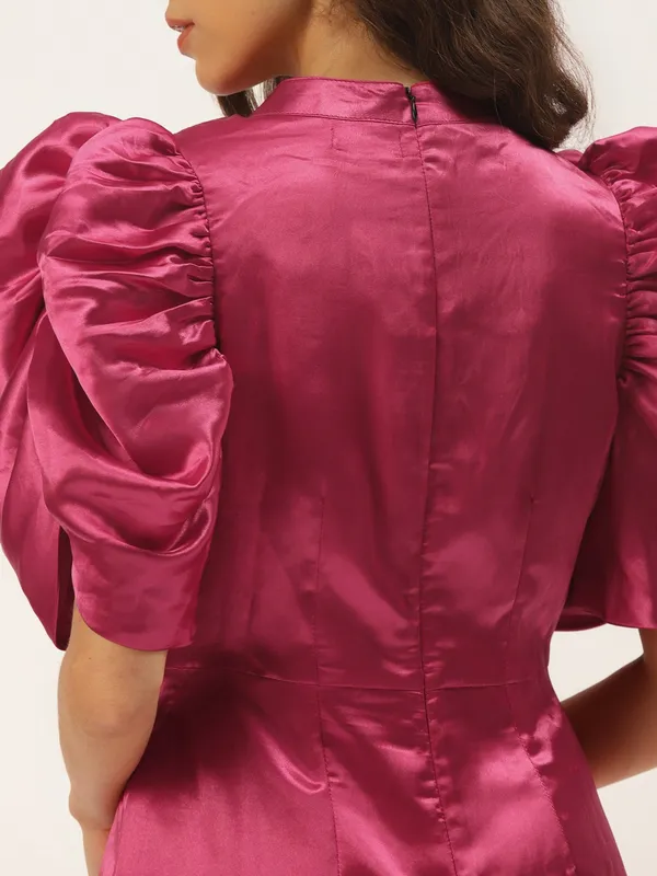 Pink_Satin_Dress_For_Women