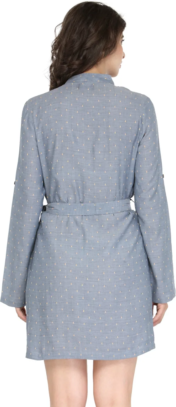 Blue_Cotton_Blend_Dress_For_Women