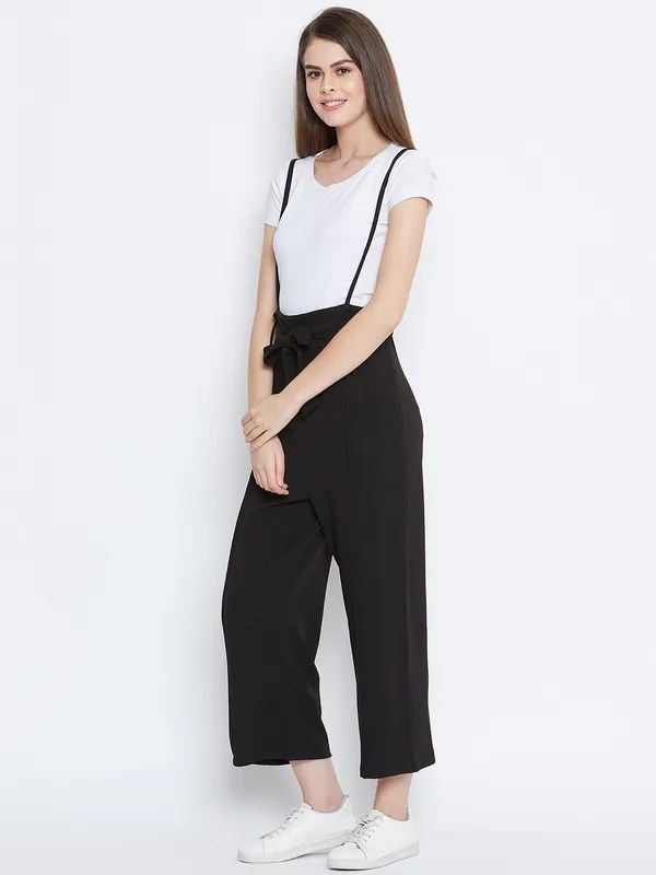 Black_Polyester_Dungaree_For_Women