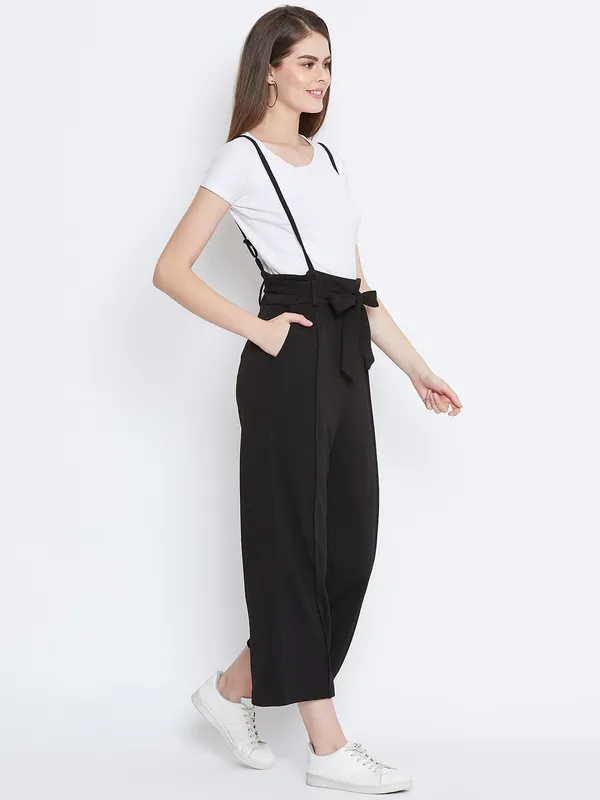 Black_Polyester_Dungaree_For_Women