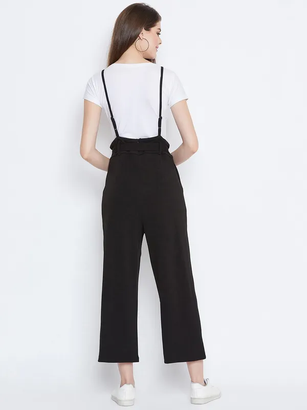 Black_Polyester_Dungaree_For_Women