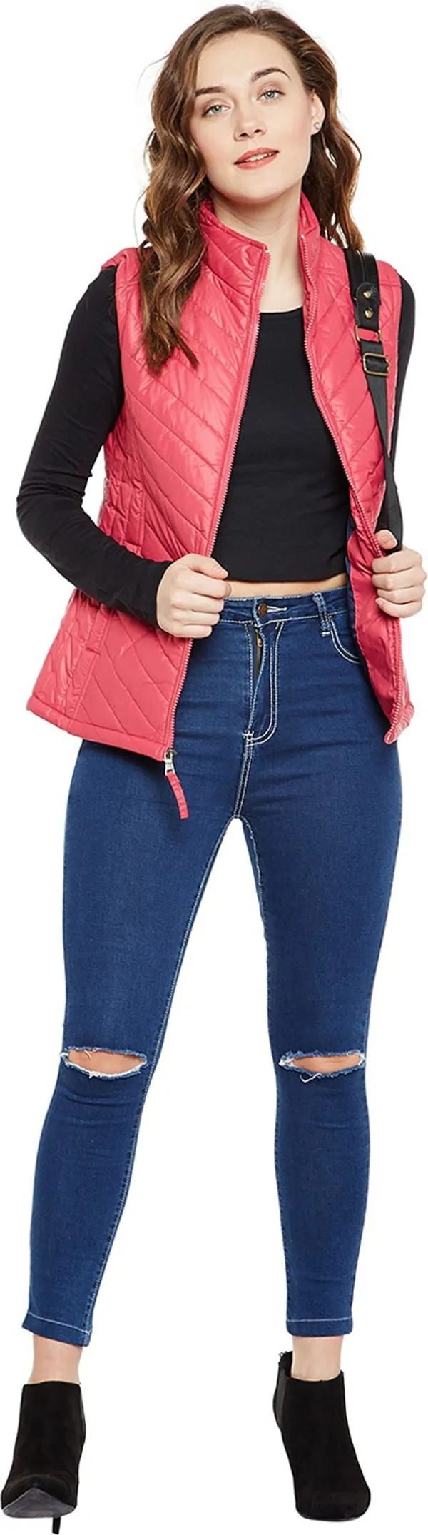 Pink_Polyester_Jacket_For_Women