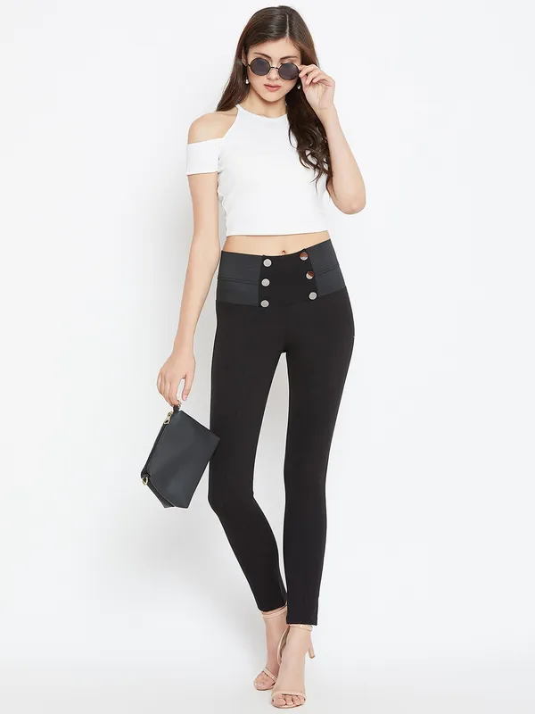 Black_Lycra_Blend_Jegging_For_Women