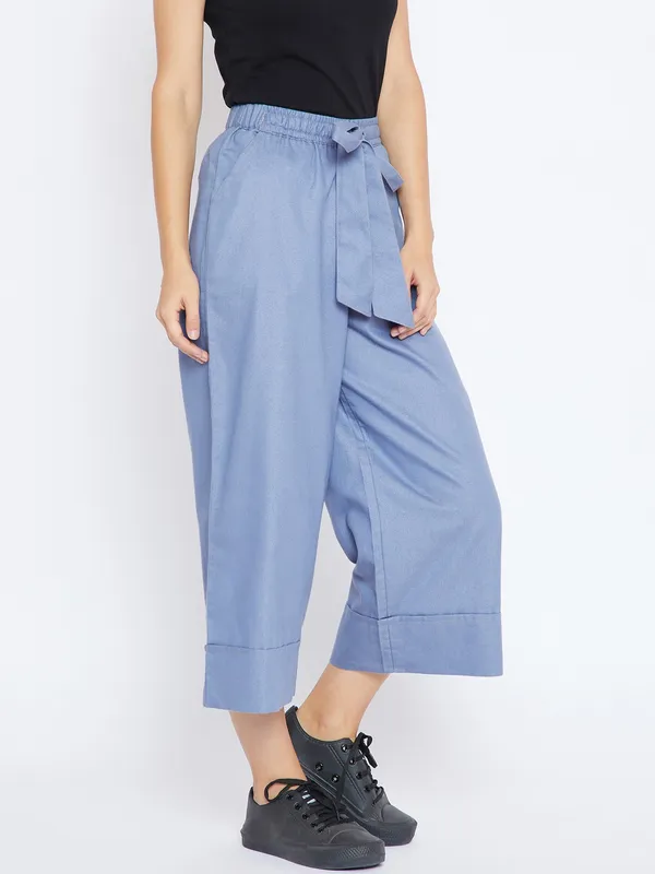 Zastraa_Relaxed_Women_Blue,_Blue_Trousers