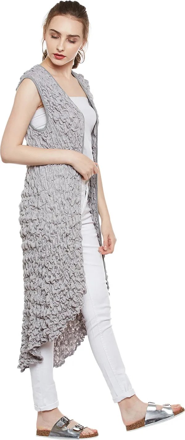 Zastraa_Grey_Textured_High_Low_Shrug