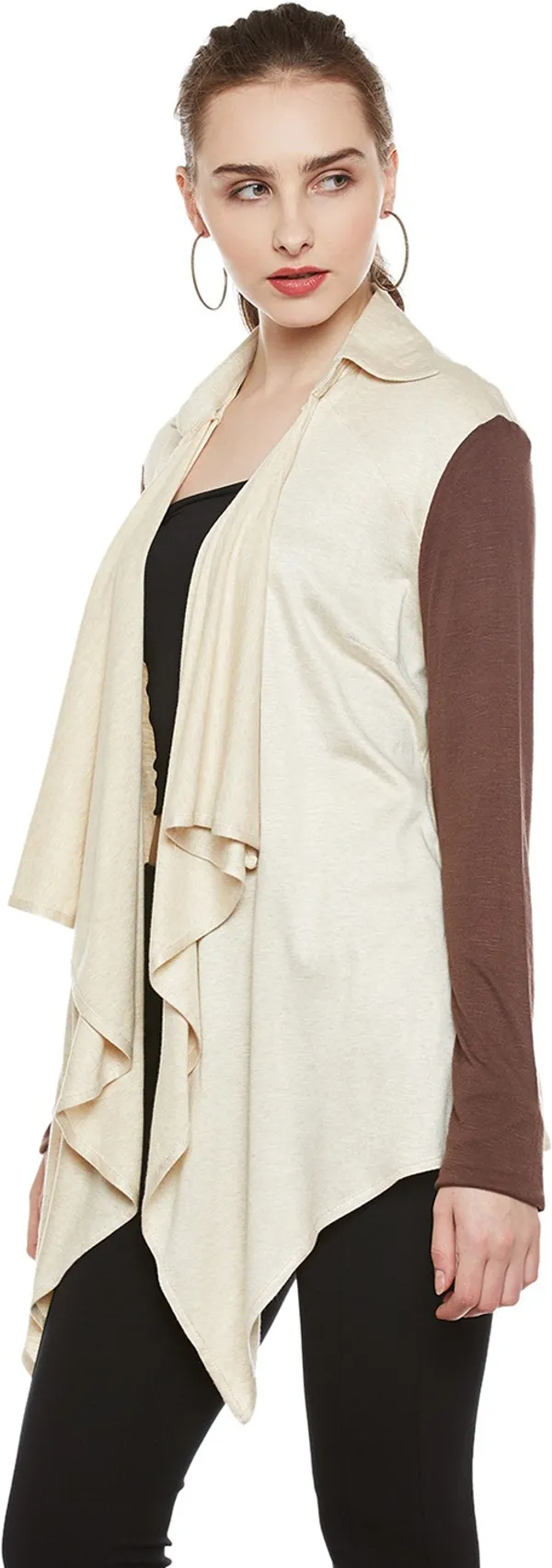 Beige_Viscose_Shrug_For_Women