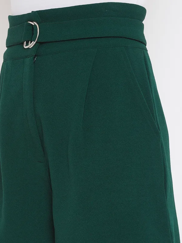 Green_Polyester_Short_For_Women