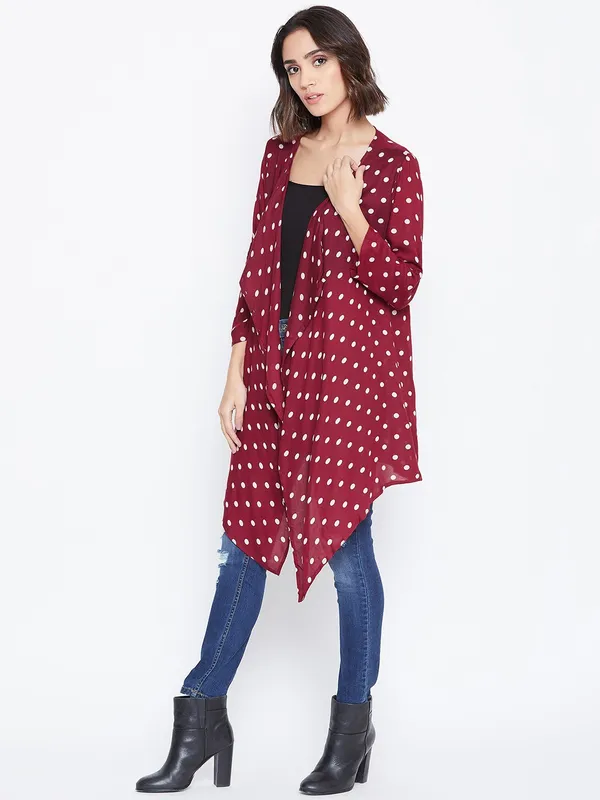 Maroon_Viscose_Shrug_For_Women