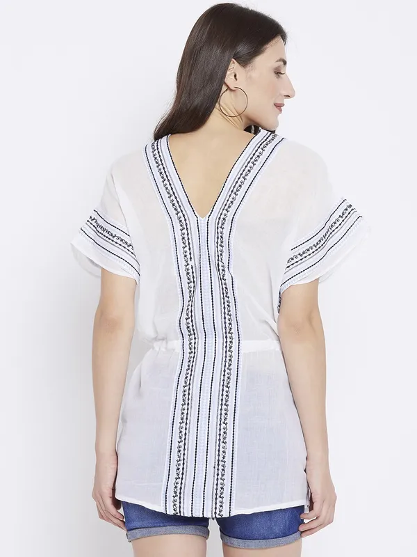 White_Pure_Cotton_Top_For_Women