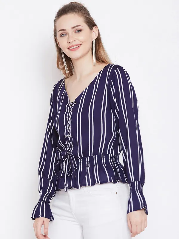 Green_Polyester_Top_For_Women