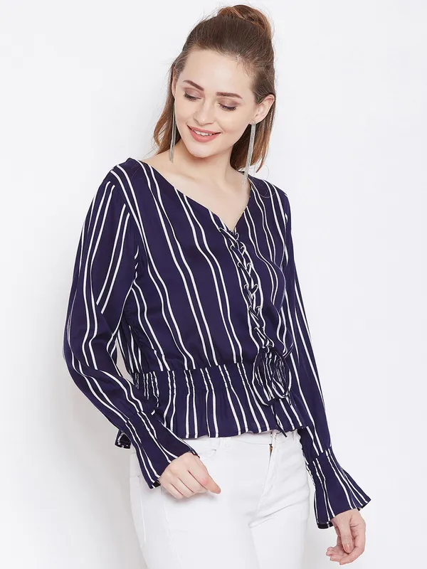 Green_Polyester_Top_For_Women