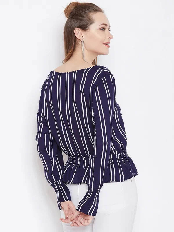 Green_Polyester_Top_For_Women