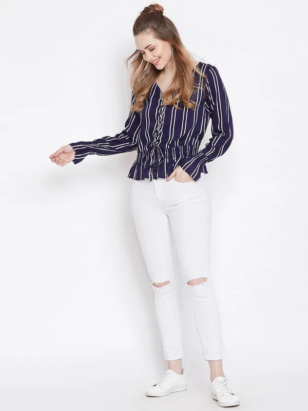 Green_Polyester_Top_For_Women