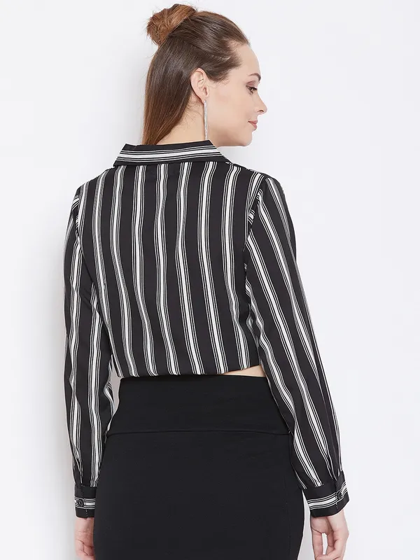 Black_Polyester_Top_For_Women