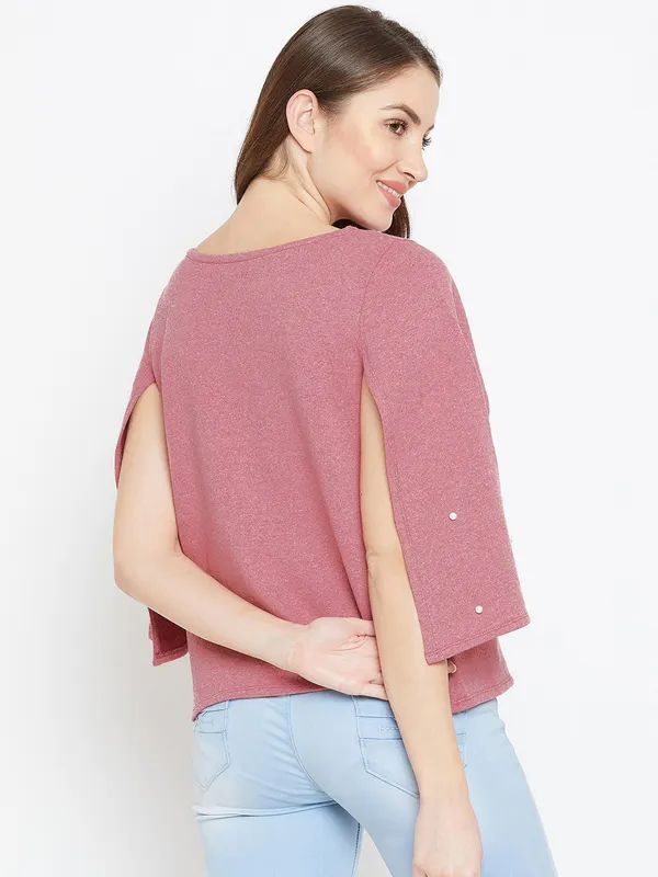 Pink_Viscose_Rayon_Top_For_Women