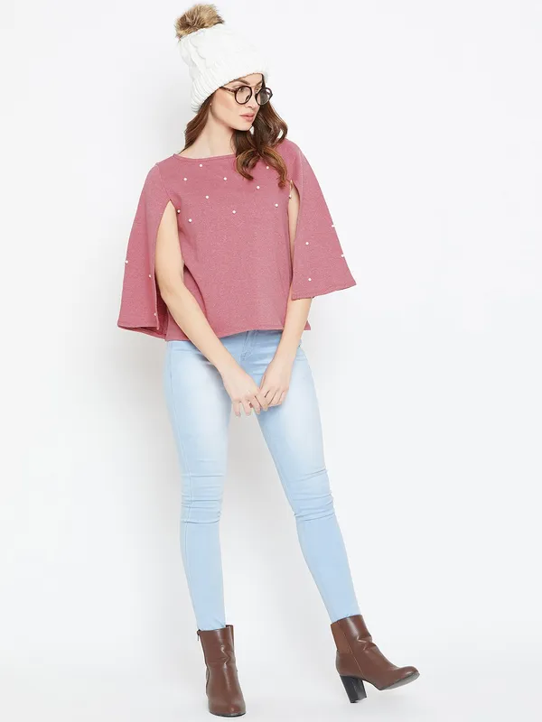 Pink_Viscose_Rayon_Top_For_Women