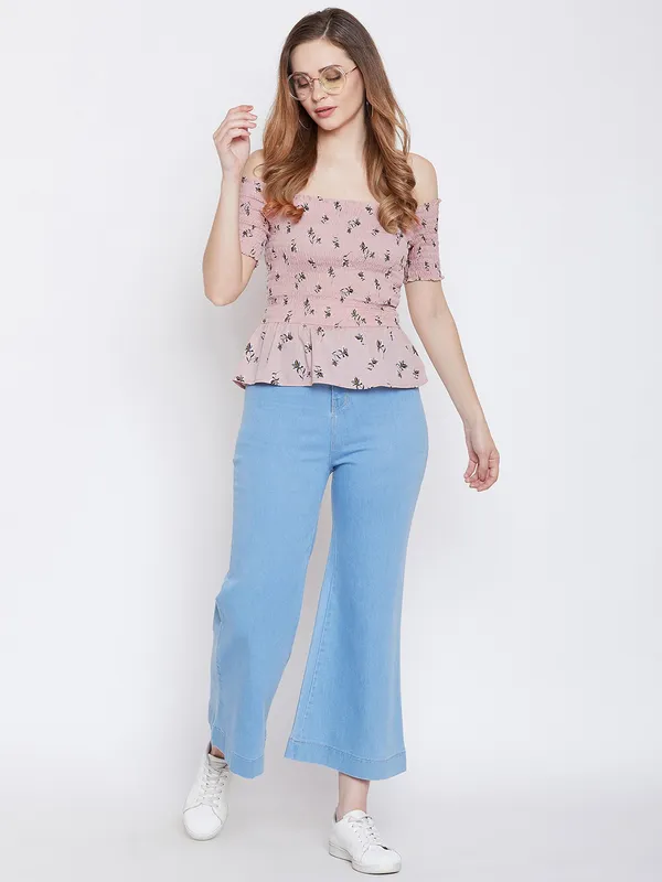 Pink_Viscose_Rayon_Top_For_Women