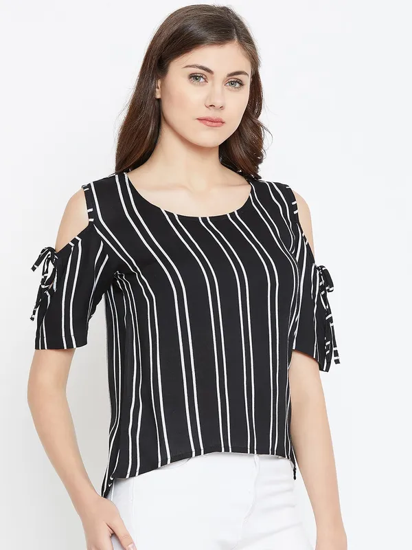 Black_Viscose_Rayon_Top_For_Women