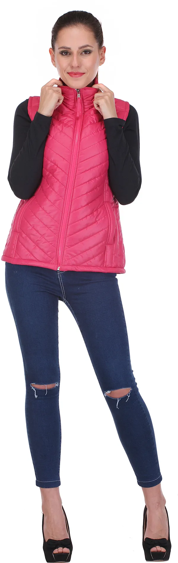 Pink_Cotton_Blend_Top_For_Women