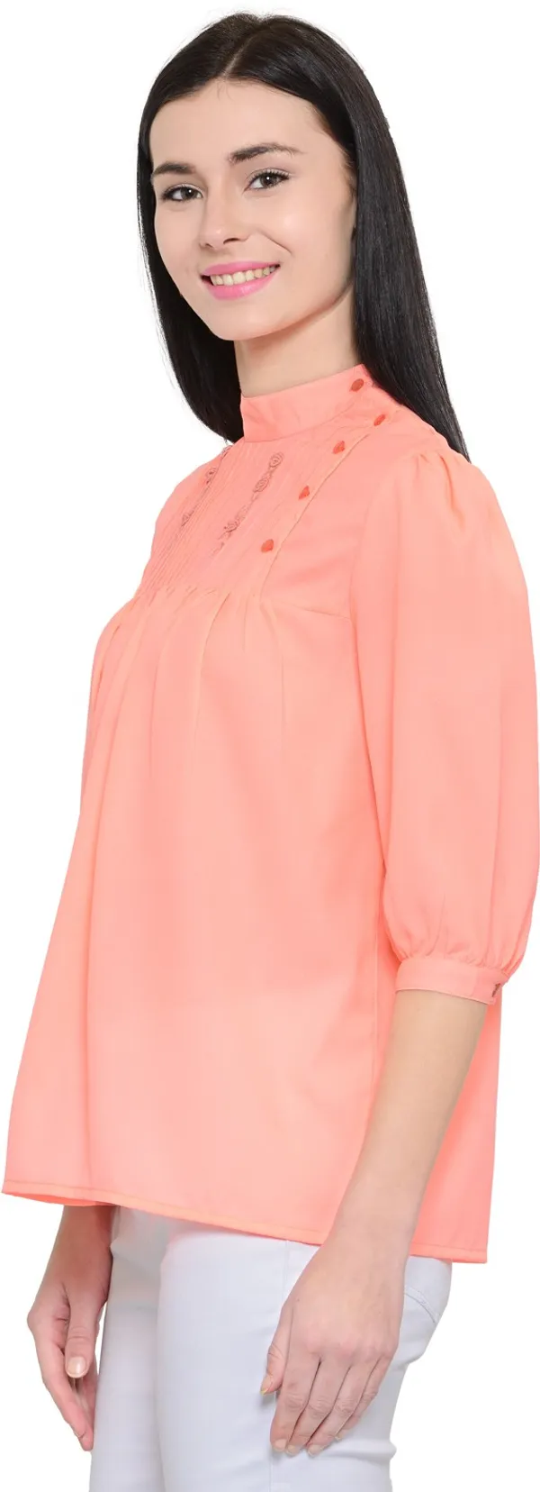 Pink_Crepe_Top_For_Women