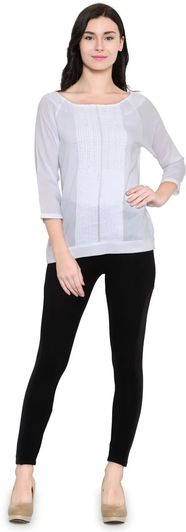 White_Lyocell_Top_For_Women