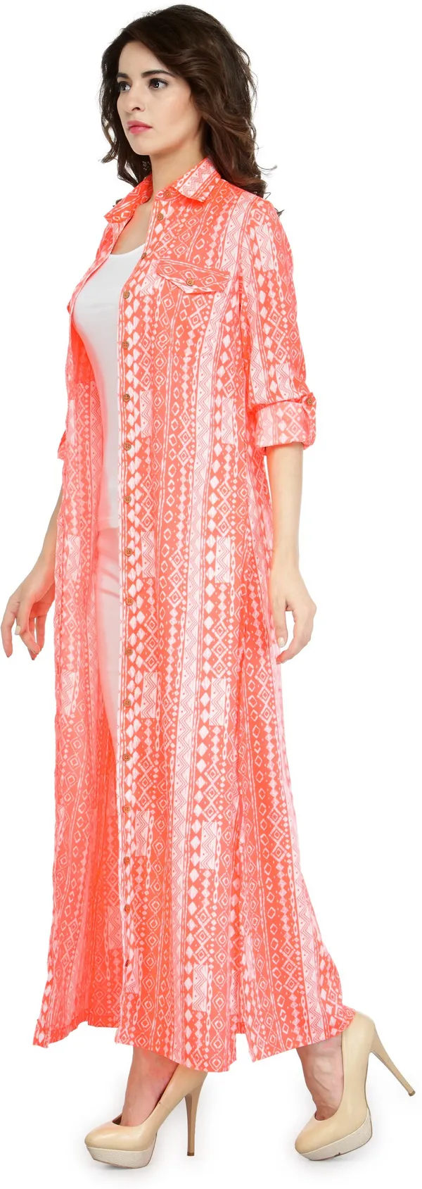 Orange_Polyester_Shrug_For_Women