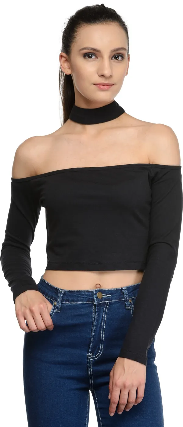 Black_Viscose_Rayon_Top_For_Women